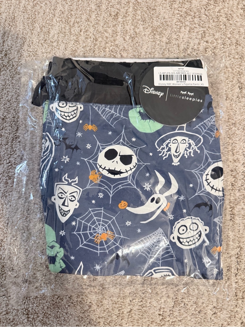 Little Sleepies  Women's Nightmare Before Christmas Pajama Pants XS